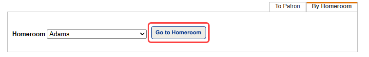 Homeroom checkout page.