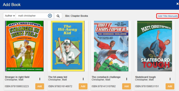 Add Title Manually option.